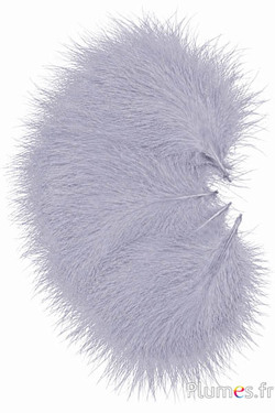 Pute Marabu - 8-12 cm - grau